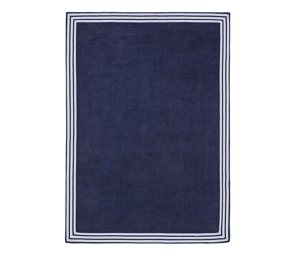 Chenille Border Rug